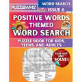 Positive Words - Themed Word Search - Fun & Educational Puzzles for Kids, Teens, and Adults (Large Print Edition): Featuring Engaging Themed Word Sear