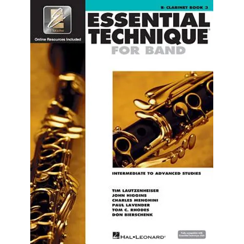 Essential Technique for Band with Eei - Intermediate to Advanced Studies: BB Clarinet (Book/Online Media)