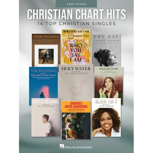 Christian Chart Hits: 14 Top Christian Singles Arranged for Easy Piano with Lyrics