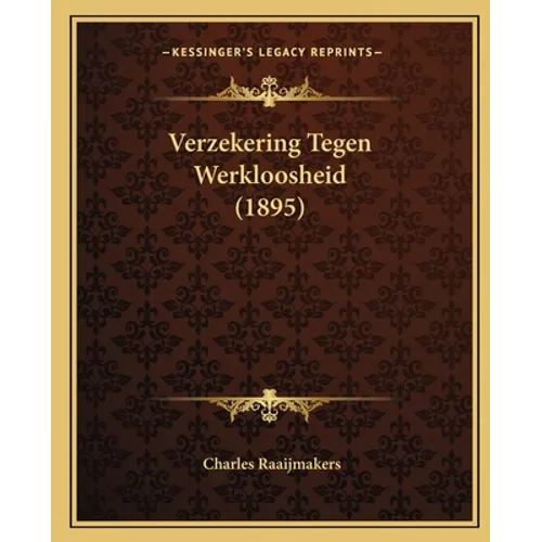 Verzekering Tegen Werkloosheid (1895)