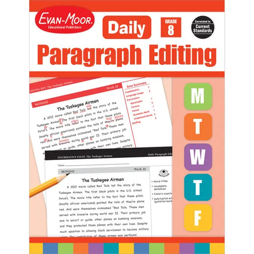 Daily Paragraph Editing Grade 8 Te