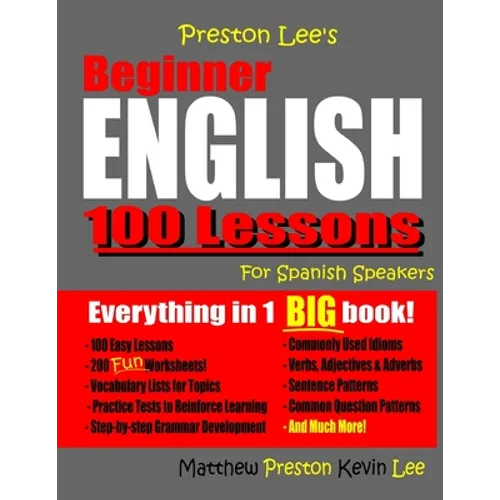 Preston Lee's Beginner English 100 Lessons For Spanish Speakers