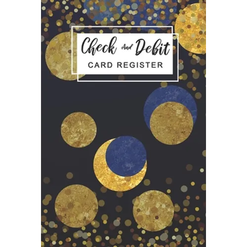 Check And Debit Card Register: Check Registers For Personal, Business Checkbook Large Print 2019 - 2020 - 110 Pages Pocket Size