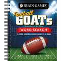 Brain Games - Football Goats (Greatest of All Time) Word Search: Players, Coaches, Games, Mascots, & More!