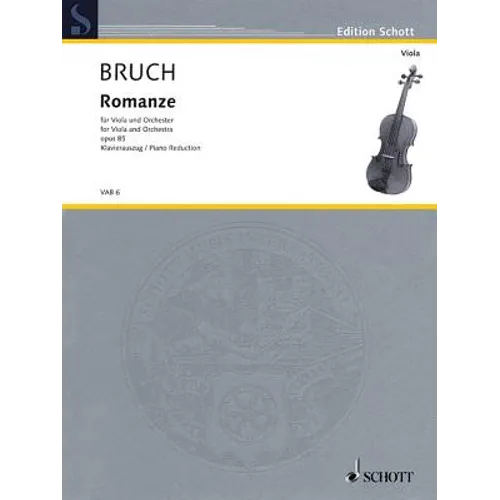 Romance in F Major, Op. 85: Viola and Piano