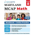 Maryland Comprehensive Assessment Program (MCAP) Test Practice: 8th Grade Math Practice Workbook and Full-length Online Assessments: Maryland Test Stu