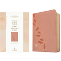 NLT Every Woman's Bible, Filament Enabled (Leatherlike, Pink Petals, Red Letter)