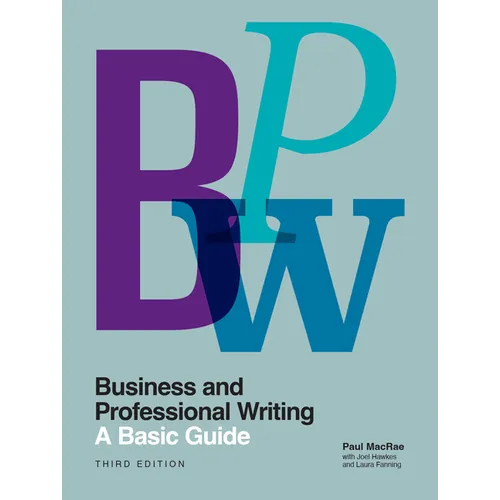 Business and Professional Writing: A Basic Guide, Third Edition
