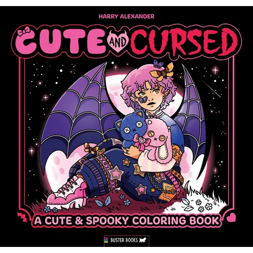 Cute & Cursed: A Spookily Cute Coloring Book