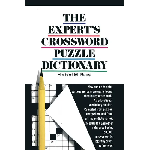 The Expert's Crossword Puzzle Dictionary
