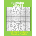 Sudoku 25x25 50 Giant Medium Sudoku Puzzles