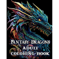 Fantasy Dragons Adult Coloring Book