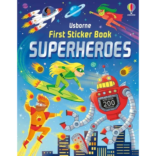 First Sticker Book Superheroes