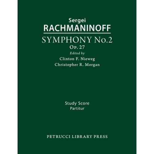 Symphony No.2, Op.27: Study score