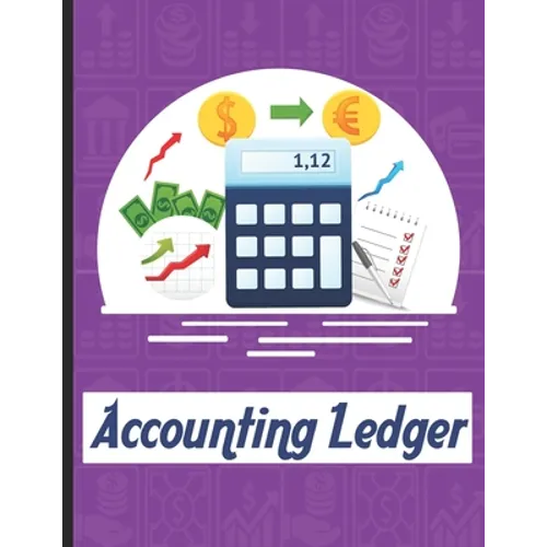 accounting ledgers for bookkeeping: Accounting General Ledge, sustained and long lasting tracking and record keeping Size:8.5"x11" in 100
