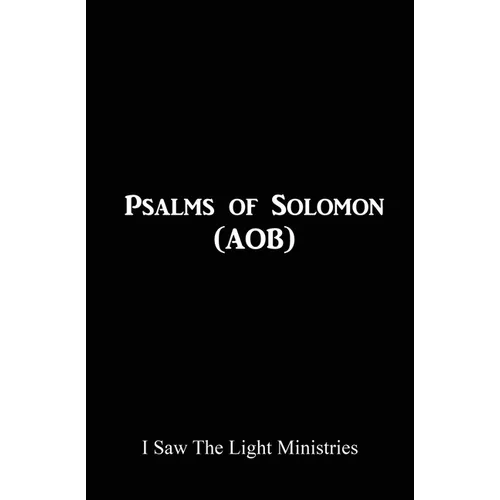 Psalms of Solomon (AOB)