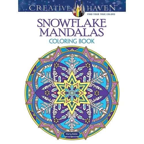 Creative Haven Snowflake Mandalas Coloring Book