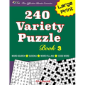 240 Variety Puzzle Book 3; Word Search, Sudoku, Code Word and Word Fill-ins for Effective Brain Exercise