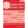 240 Vocabulary Words Kids Need to Know: Grade 1