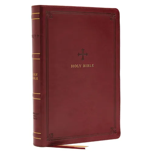 Nrsv, Catholic Bible, Standard Personal Size, Leathersoft, Red, Comfort Print: Holy Bible