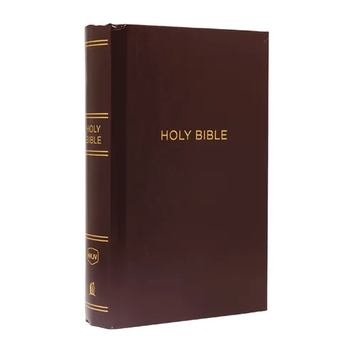 NKJV, Pew Bible, Large Print, Hardcover, Burgundy, Red Letter Edition