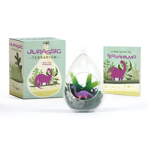 Jurassic Terrarium: With Tiny Dinosaur!