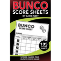 Bunco Score Sheets: 105 Score Keeping Pads Bunco Dice Game Kit Book