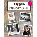 1950s Memory Lane: Large print book for dementia patients