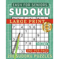 Large Print Easy Sudoku Puzzle Book For Seniors: 200 Sudoku Puzzles For Adults; Volume 5