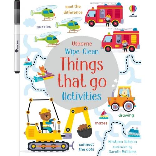 Wipe-Clean Things That Go Activities