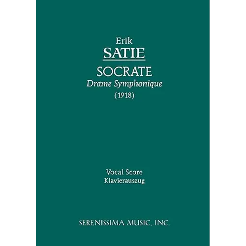 Socrate: Vocal score