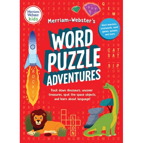 Merriam-Webster's Word Puzzle Adventures - Activity Book for Kids - Makes a Great Gift! Includes: Word Searches, Crosswords, Word Games, Quizzes & Mor