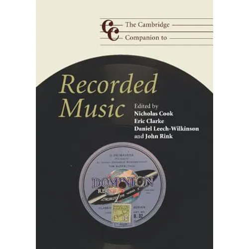 The Cambridge Companion to Recorded Music