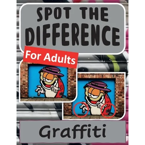 Spot the Difference Book for Adults - Graffiti
