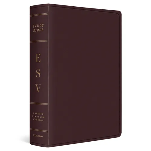 ESV Study Bible, Large Print (Bonded Leather, Burgundy)