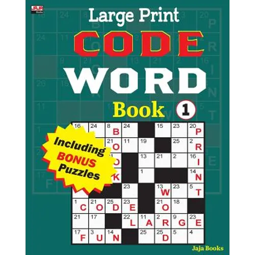 Large Print CODE WORD Book 1