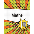 Maths Graph Paper Notebook: (Large, 8.5"x11") 100 Pages, 4 Squares per Inch, Math Graph Paper Composition Notebook for Students