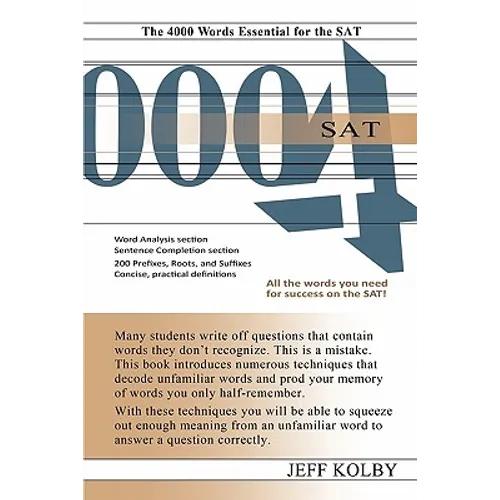 SAT 4000: The 4000 Words Essential for the SAT