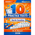 10 North Carolina NC EOG Grade 7 Math Practice Tests: The Ultimate Test Prep Collection with Answer Explanations