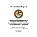 The Durham Report: Report on Matters Related to Intelligence Activities and Investigations Arising Out of the 2016 Presidential Campaigns