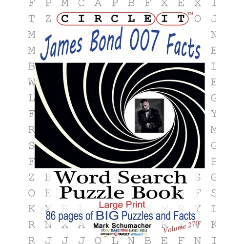Circle It, James Bond 007 Facts, Word Search, Puzzle Book