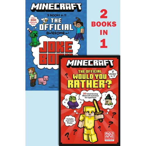 Minecraft 2-In-1: The Official Would You Rather/The Official Joke Book (Minecraft)