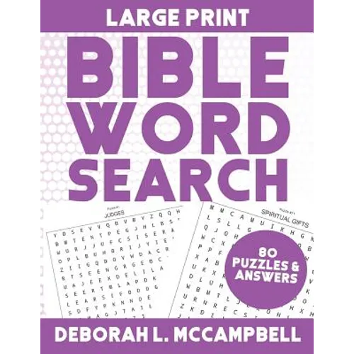Large Print Bible Word Search: Bible Word Search For Adults and Children