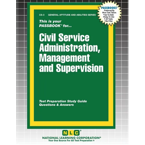 Civil Service Administration, Management & Supervision
