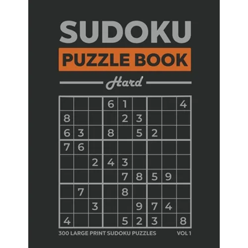 Sudoku Puzzle Book 300 Hard