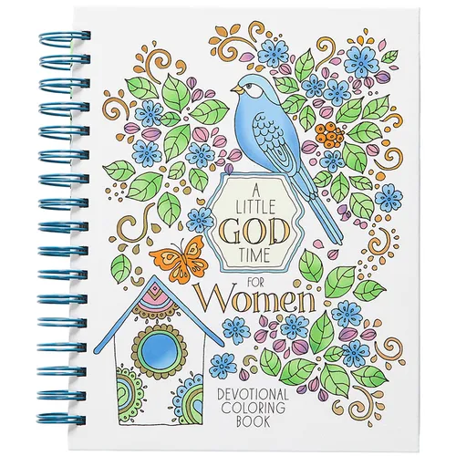 A Little God Time for Women: Devotional Coloring Book