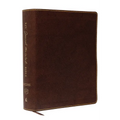 KJV, Journal the Word Bible, Large Print, Bonded Leather, Brown, Red Letter Edition: Reflect, Journal, or Create Art Next to Your Favorite Verses