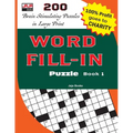 Word Fill-In Puzzle Book 1