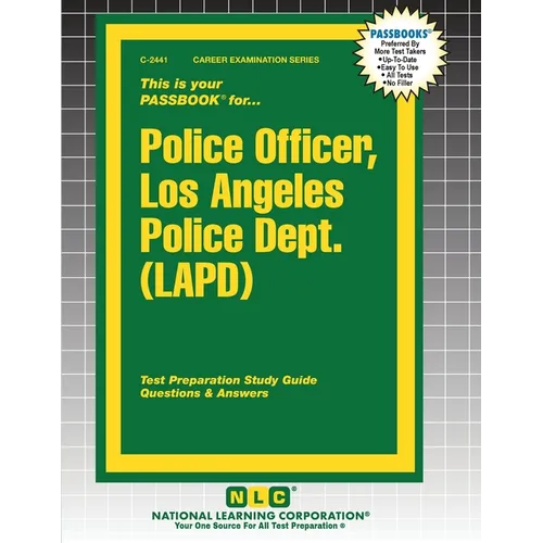 Police Officer, Los Angeles Police Dept. (LAPD)