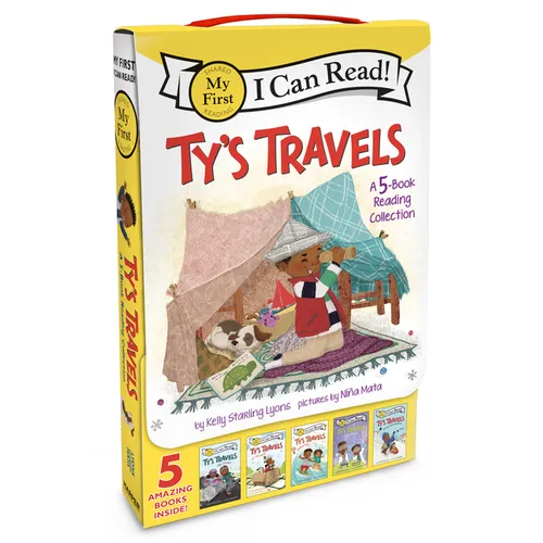 Ty's Travels: A 5-Book Reading Collection: Zip, Zoom!, All Aboard!, Beach Day!, Lab Magic, Winter Wonderland